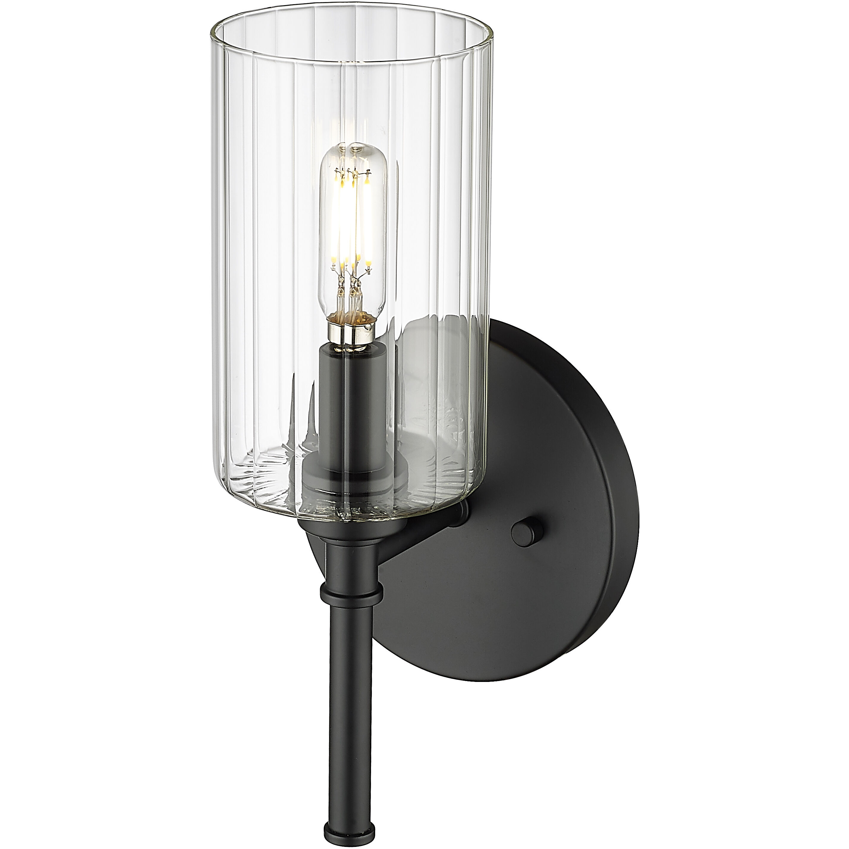 Chastine Wall Sconce Wall Light in Matte Black